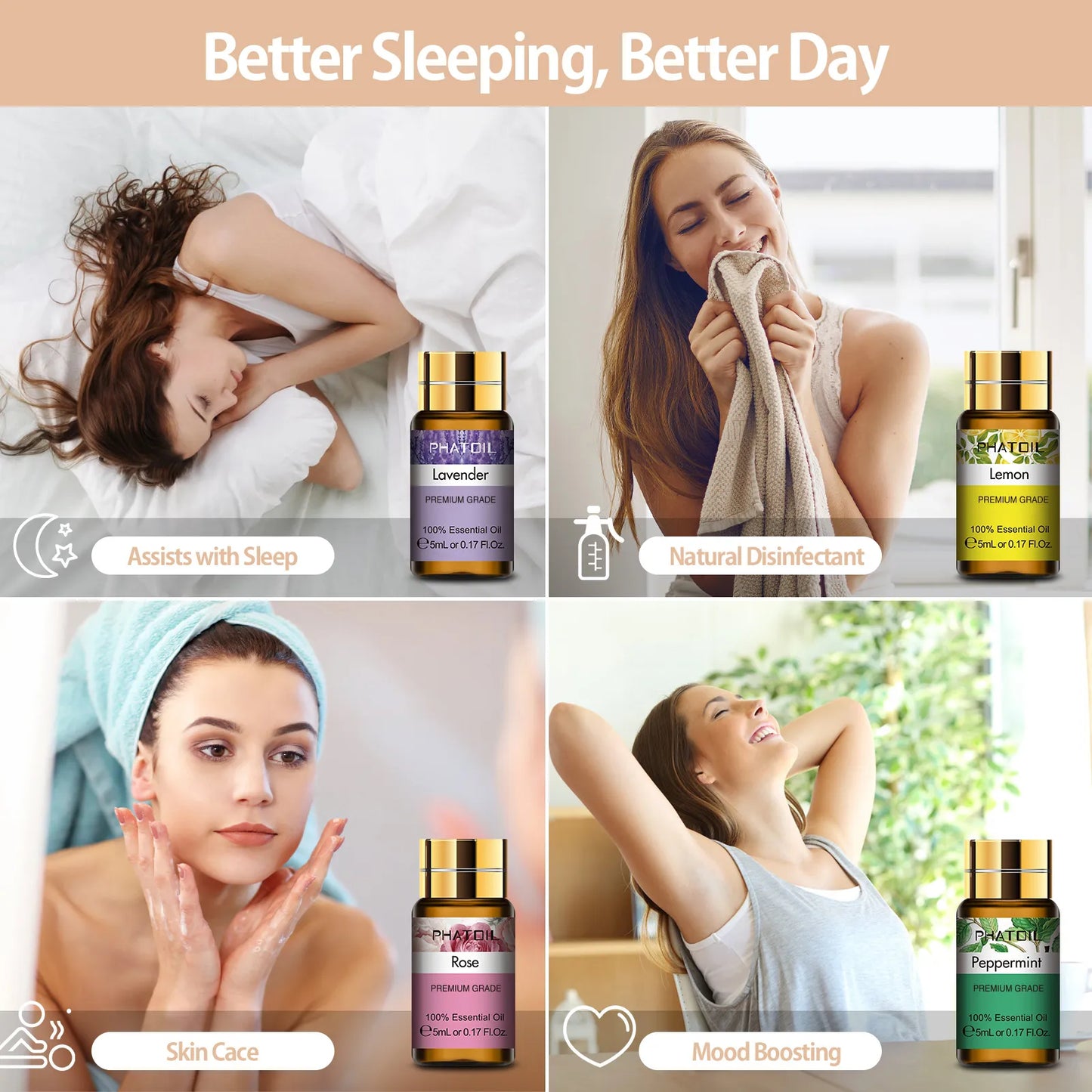 Pure Essential Oils 15pcs