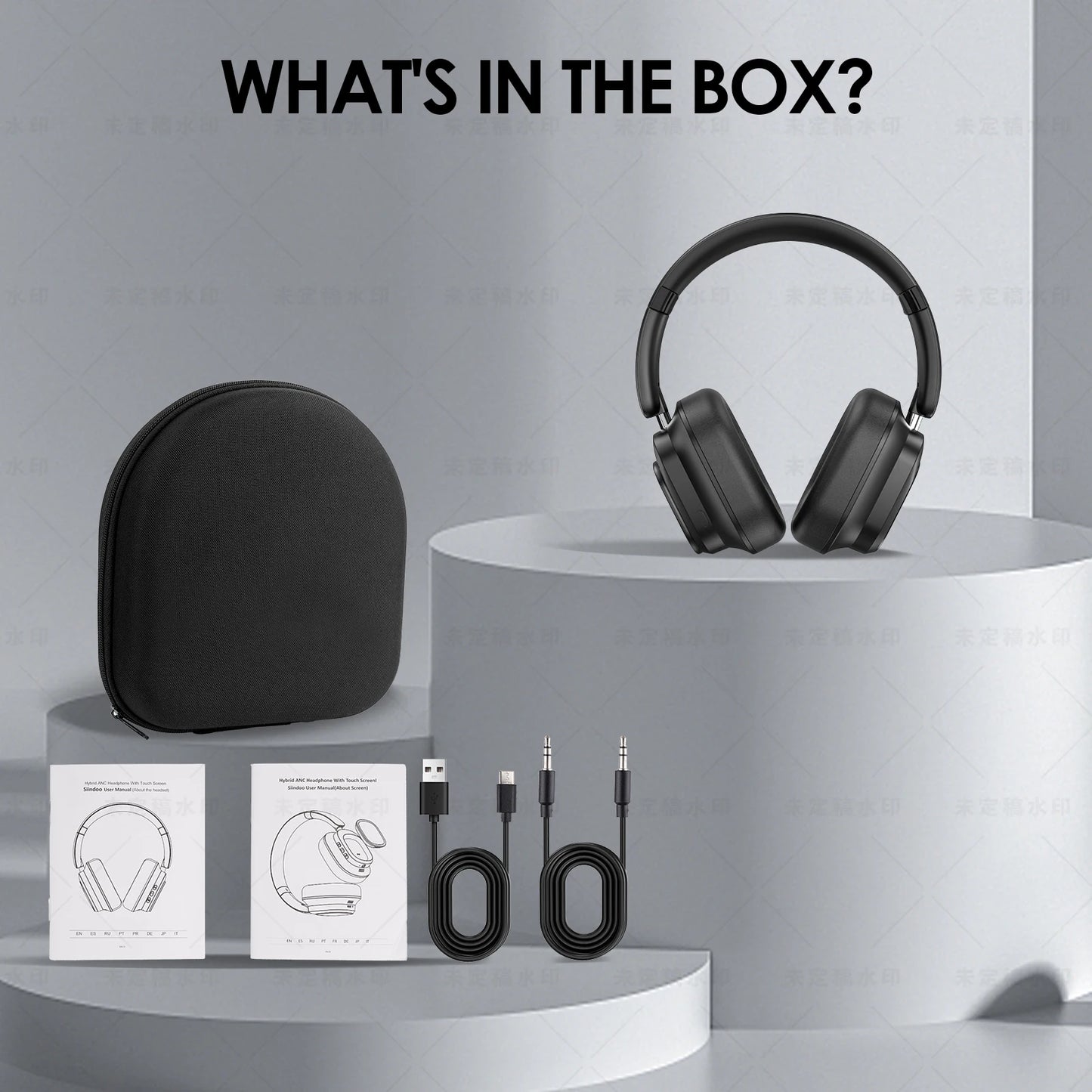Stakexsindoo Hybrid Wireless Headphone, Active Noise Cancelling Headphones