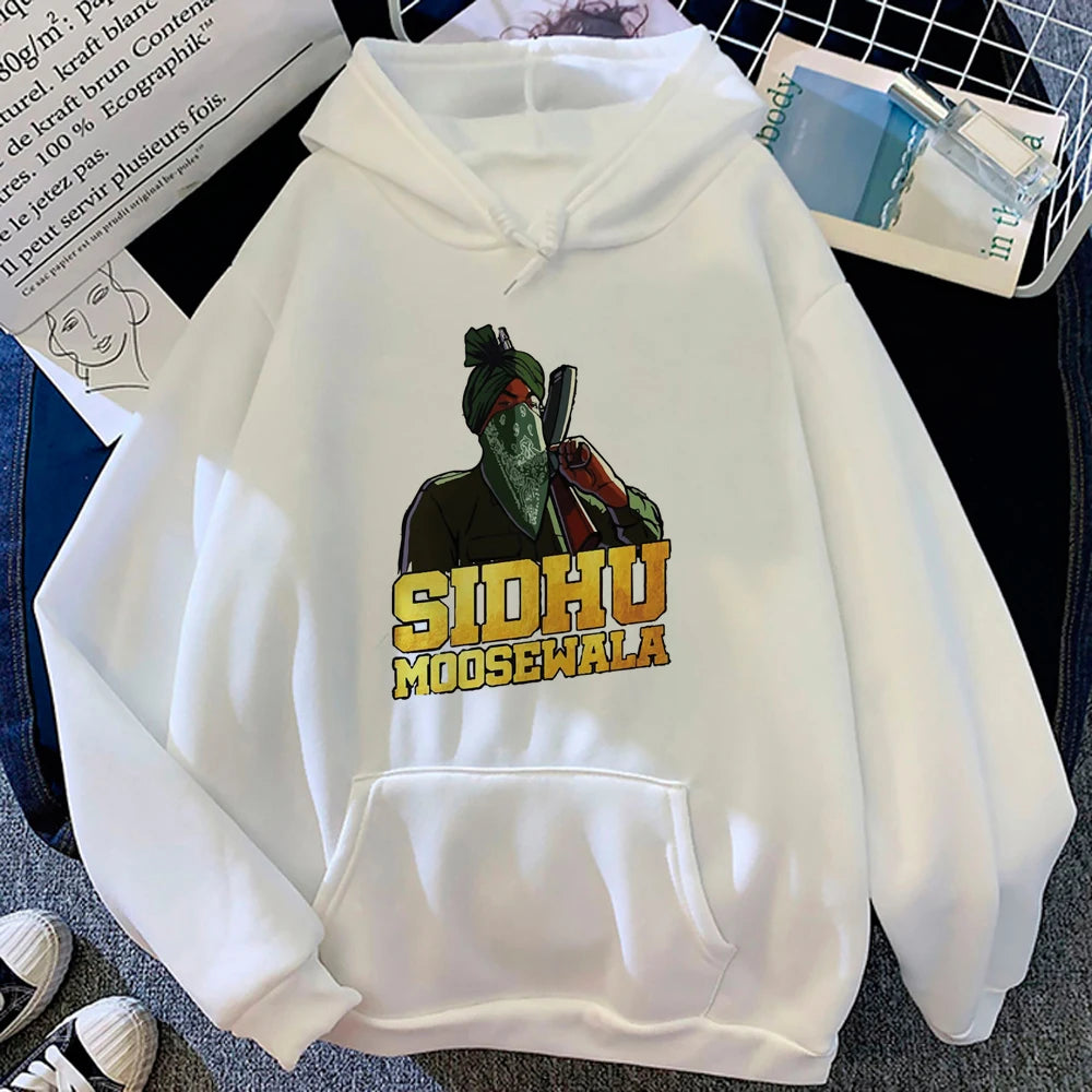 Sidhu Moosewala hoodies women harajuku streetwear sweater sweatshirts female graphic Hooded Shirt