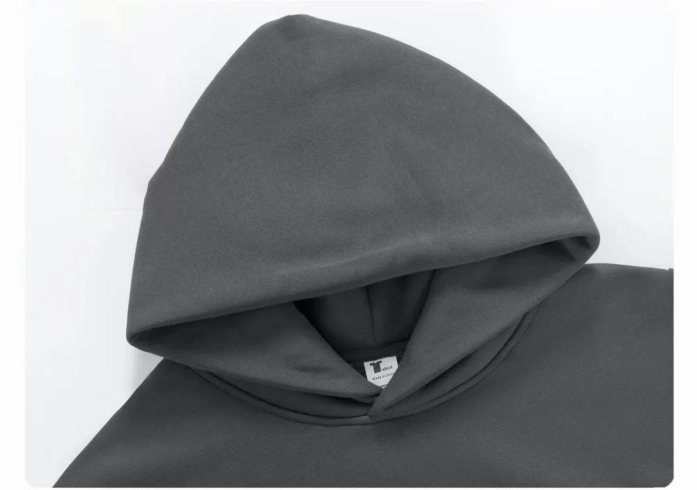 Fashion Men's Hoodies New Autumn Winter Casual Thick Cotton