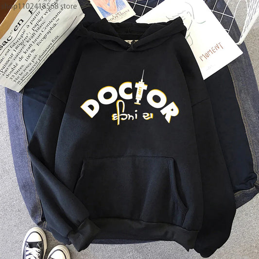 Sidhu Moose Wala Hoodie Doctor Pattern Print