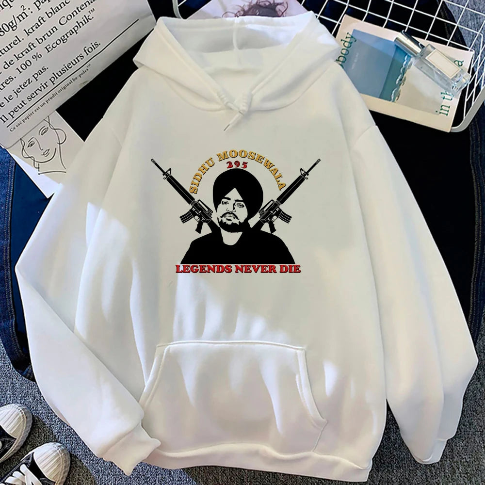 Sidhu Moosewala hoodies women harajuku streetwear sweater sweatshirts female graphic Hooded Shirt