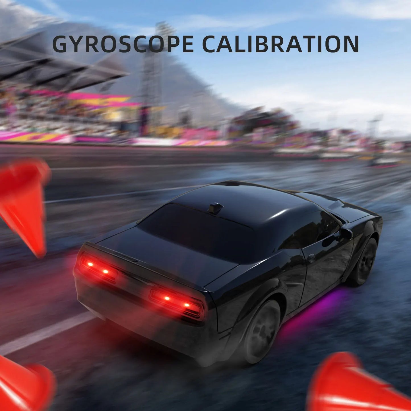 1*Challenger Rc Car Fully Proportional 4WD Gyroscope Drift Car