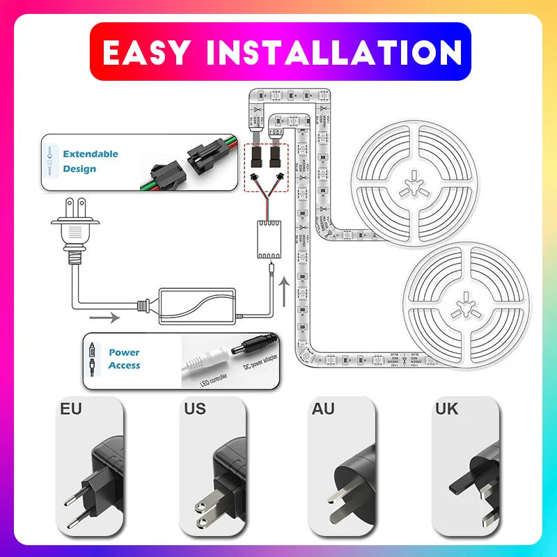 Clap Colour Change Led Room Lights