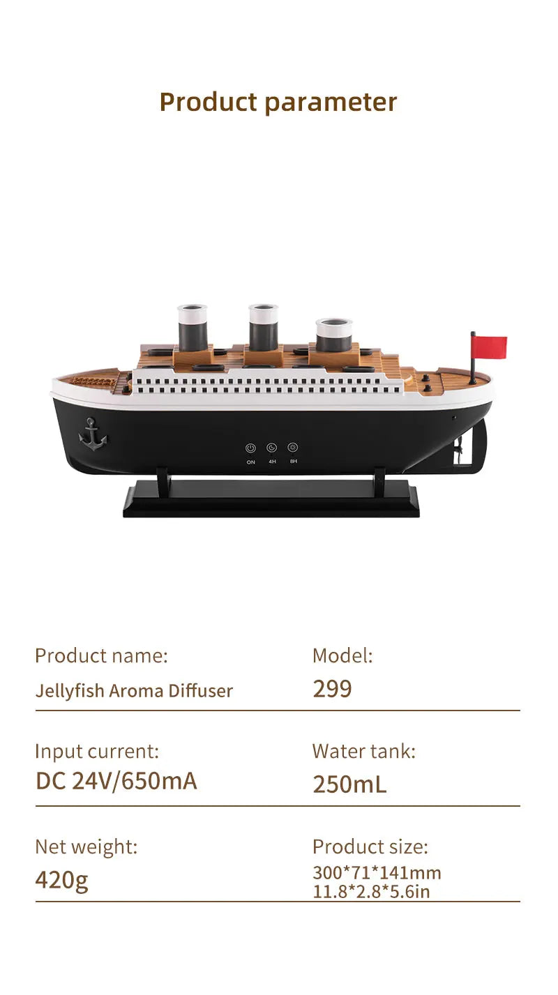 1** Titanic Ship Humidifier