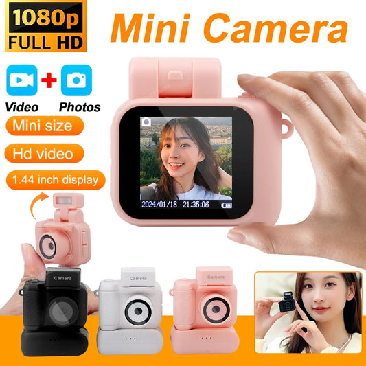 1** Mini Camera HD1080P CMOS With LCD Screen Flash Lamp