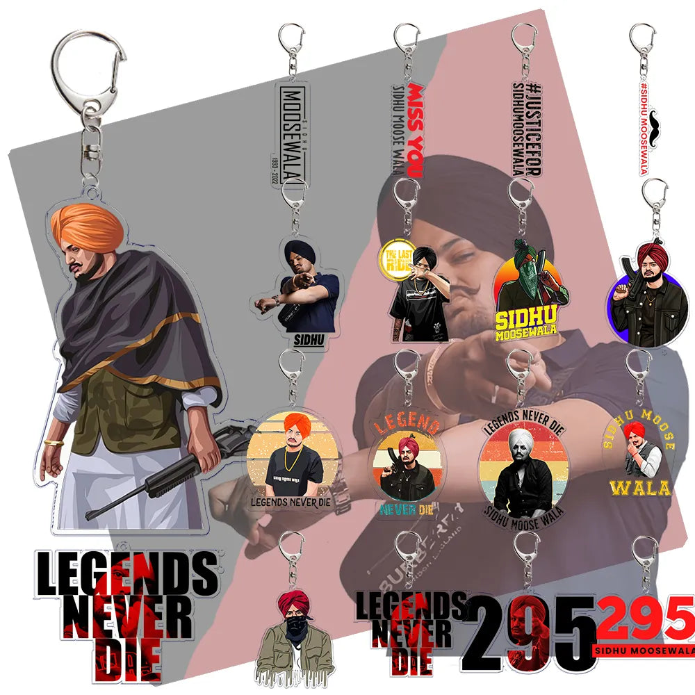 Sidhu Moosewala Keychain
